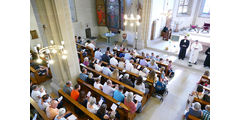 Ökumenischer Einschulungsgottesdienst in St. Crescentius (Foto: Karl-Franz Thiede)